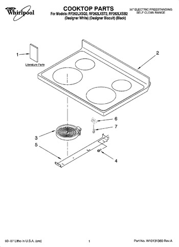 Diagram for RF262LXST2