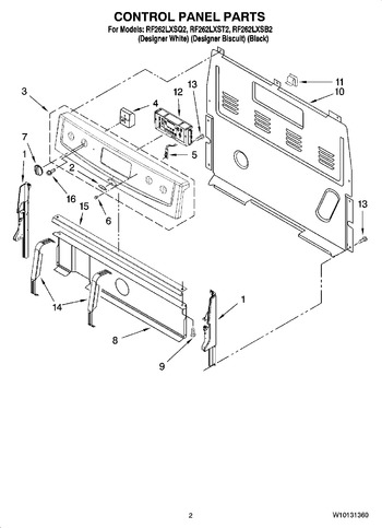 Diagram for RF262LXST2