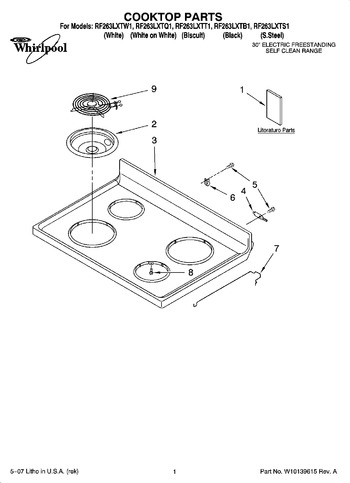 Diagram for RF263LXTW1