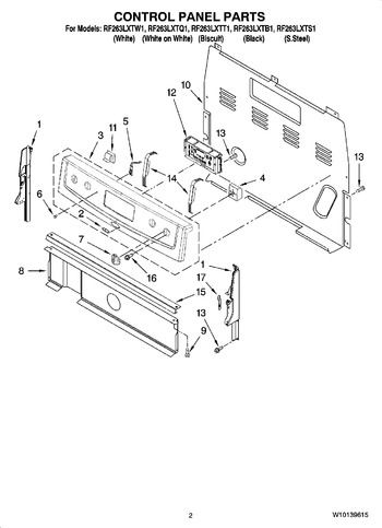 Diagram for RF263LXTW1