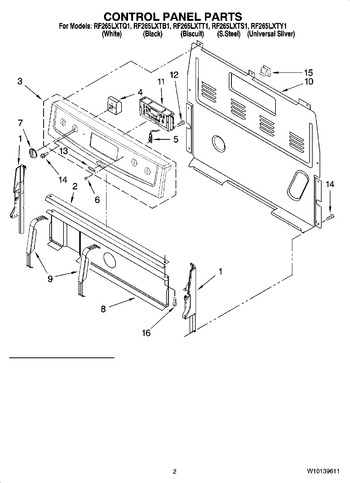 Diagram for RF265LXTS1