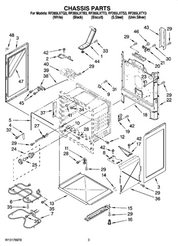 Diagram for RF265LXTY3