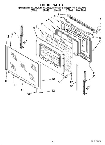 Diagram for RF265LXTY3