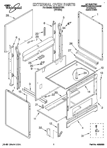 Diagram for RF3010XVW4