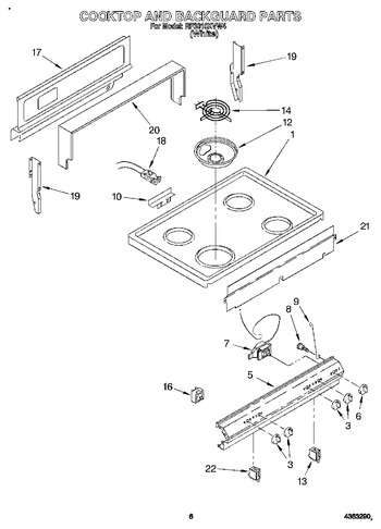 Diagram for RF3010XVW4