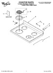 Diagram for 01 - Cooktop Parts