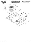 Diagram for 01 - Cooktop Parts