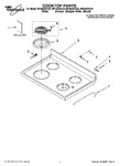 Diagram for 01 - Cooktop Parts