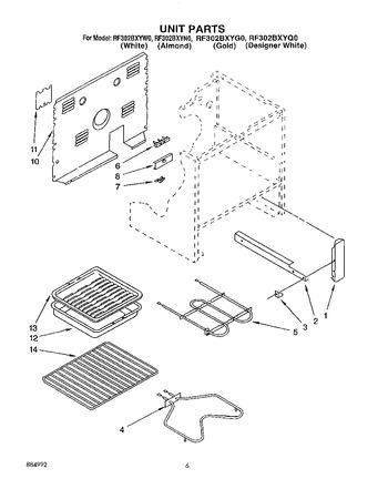 Diagram for RF302BXYW0