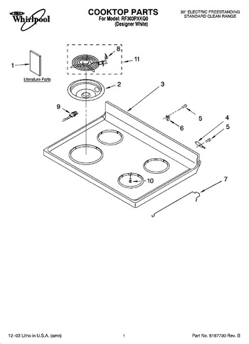 Diagram for RF303PXKQ0