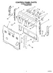 Diagram for 02 - Control Panel Parts