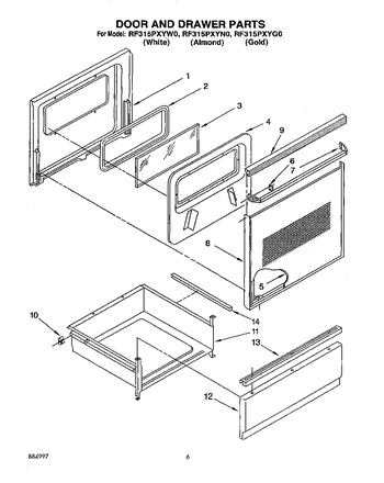 Diagram for RF315PXYW1