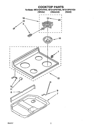 Diagram for RF315PXYW1