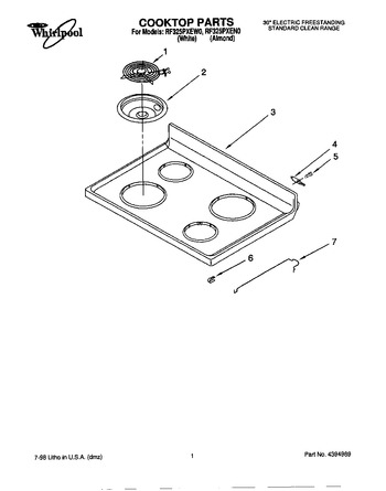 Diagram for RF325PXEW0