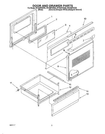 Diagram for RF330PXDW0