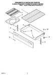 Diagram for 04 - Drawer & Broiler Parts