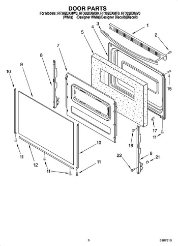 Diagram for RF362BXMV0