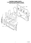 Diagram for 02 - Control Panel Parts