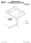 Diagram for 01 - Cooktop Parts