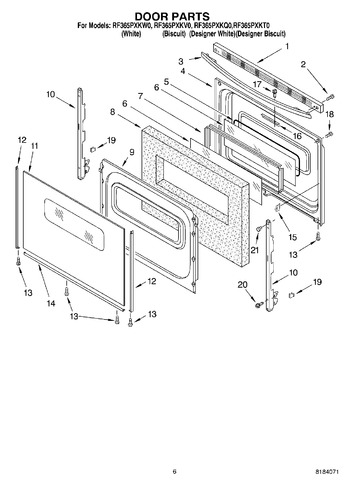 Diagram for RF365PXKW0