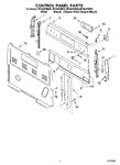 Diagram for 02 - Control Panel Parts