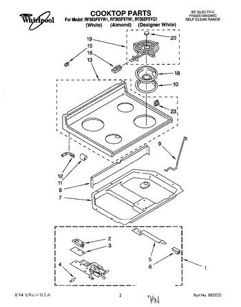 Diagram for RF365PXYW1