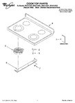 Diagram for 01 - Cooktop Parts