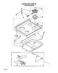 Diagram for 02 - Cooktop, Lit/optional