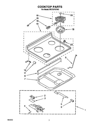 Diagram for RF370PXYN0