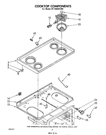 Diagram for RF4400XLW0