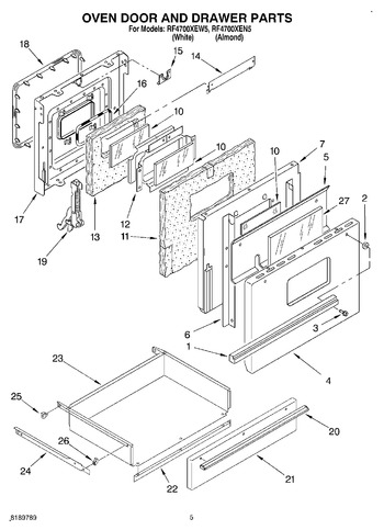 Diagram for RF4700XEW5