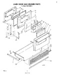 Diagram for 05 - Oven Door And Drawer