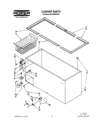 Diagram for RH1500RXW00