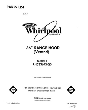 Diagram for RH5336XLQ0