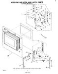 Diagram for 04 - Microwave Door And Latch