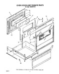 Diagram for 04 - Oven Door And Drawer