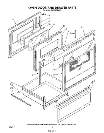 Diagram for RM996PXVW2