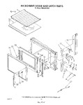 Diagram for 10 - Microwave Door And Latch , Lit/optional