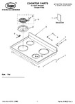 Diagram for 01 - Cooktop Parts