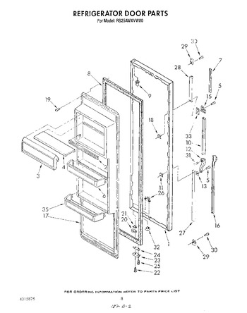 Diagram for RS25AWXVW00