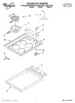 Diagram for 01 - Cooktop, Literature