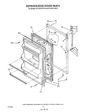 Diagram for RT14DCXVW10