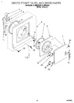 Diagram for 02 - Dryer Front Panel And Door