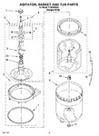 Diagram for 03 - Agitator, Basket And Tub Parts