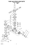 Diagram for 04 - Pump And Spray Arm Parts