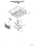 Diagram for 06 - Lower Dishrack Parts, Optional Parts (not Included)