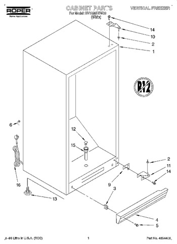 Diagram for RV1299REW00