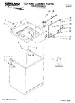 Diagram for 01 - Top & Cabinet, Literature