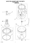 Diagram for 03 - Agitator, Basket And Tub