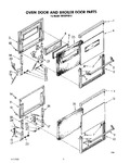 Diagram for 05 - Oven Door And Broiler Door, Lit/optional